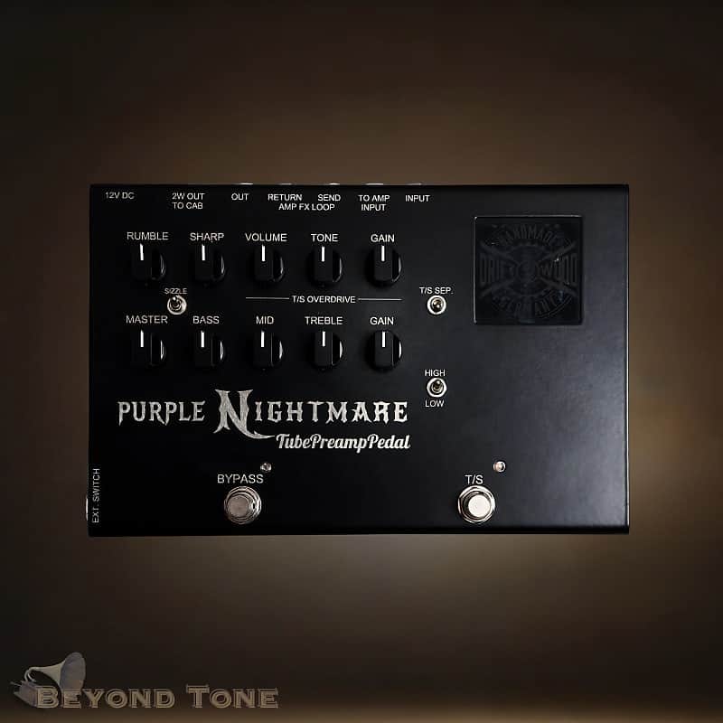 Driftwood Tube pre amp pedal - Black image 1