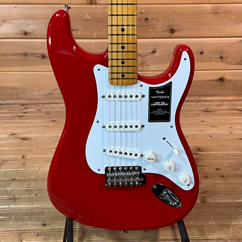 Fender Vintera III Late '50s Stratocaster Electric Guitar - Dakota Red image 1