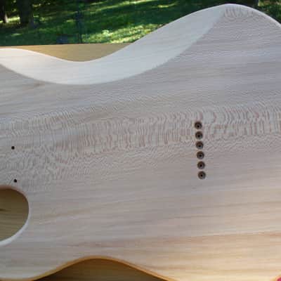 Extraordinary Quarter Sawn American Sycamore T Style Guitar Body for Telecaster® Neck Made in USA image 5