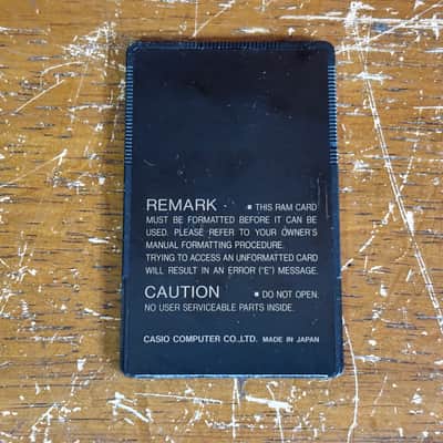 Casio RA-500 RAM card for Casio VZ-1, VZ-10M,VZ-8M, PG-380 image 2