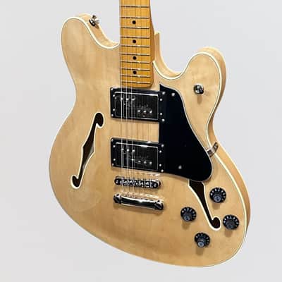 Fender Squier Classic Vibe Starcaster Maple Fingerboard Electric Guitar - Natural image 3