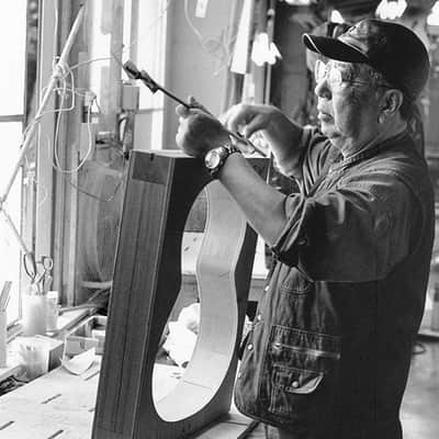 K Yairi KY CYTM (2024) 6156. Masterworks. Classical Parlour, Flamed Maple, Handmade in Japan.Dominic Miller's favourite guitar. image 21