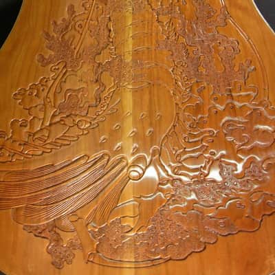 Blueberry Handmade Dreadnought Acoustic Guitar Lobster Motif - Built to Order image 4