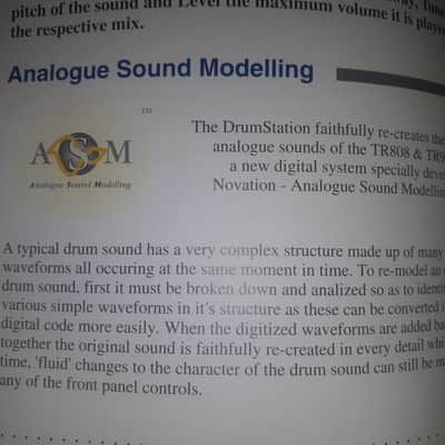 Owner's Manual for Novation Drum Station Rack Drum Synthesizer Module 1996 image 6