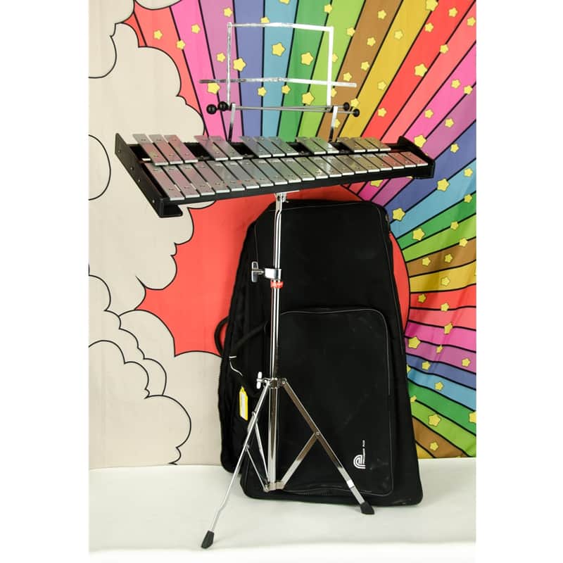 Used Percussion Plus 32 Key Bell Kit Outfit, Stand & Case image 1