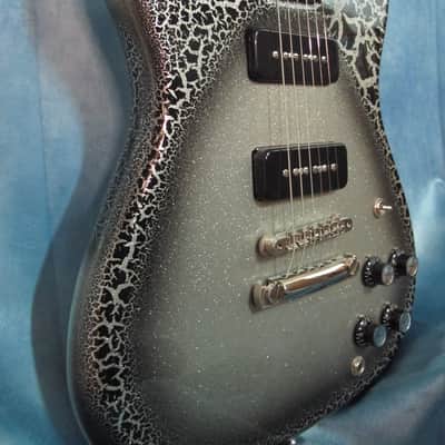 Epiphone Made in USA! Custom Shop Wilshire 2017 Ltd. Ed - Black Crackle w/ Hardcase (VERY RARE!) image 4