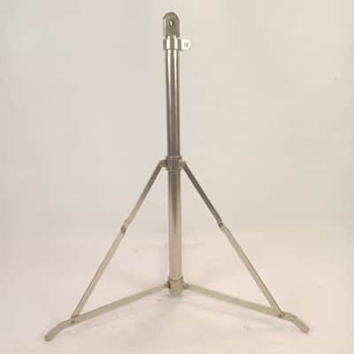 Walberg & Auge Nickel Tripod Base Stand + Center Tube Cymbal/Drum Vintage 50s US image 1