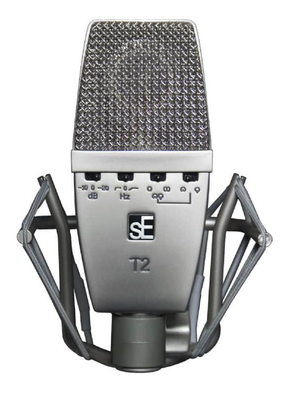 SE Electronics - SE-T2 Multi Pattern Large Diaphragm Condenser Microphone with Titanium Capsule (Store Display/Demo) image 1