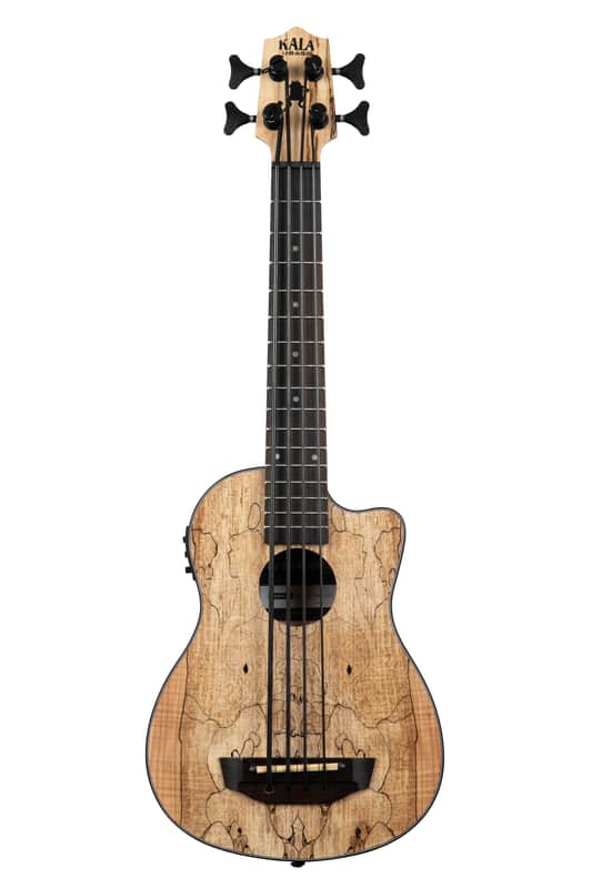 Kala Brand Music Co., 4-String Ukulele, Right, Natural, Ubass SP-MAPL-FS image 1