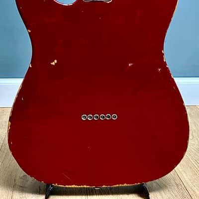 Fender Telecaster Thinline 1971 - Candy Apple red image 8