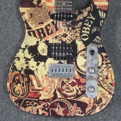 Squier by Fender OBEY Graphic Telecaster Propaganda image 1