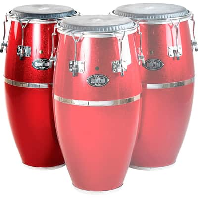 Gon Bops Roberto Quintero Signature Congas Regular 11.5 in. Red Sparkle image 3
