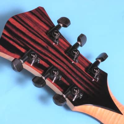 Stephen Andersen Model 17 Custom Sunburst top, Natural back & sides image 7
