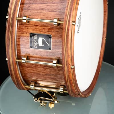 Seven Six Drum Company 7x14 Bubinga Art #3 Custom Snare Drum image 9