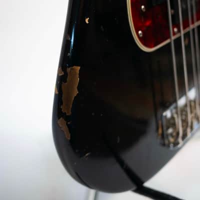 Fender Precision Bass with Rosewood Fretboard 1964 - Black Refin image 9