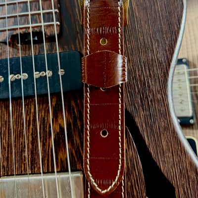 Blue Bell Straps Johnson OSTRICH LEG Strap Exotic Leather One of a Kind Exclusive Al’s Music Factory Collection 2026 - Mid Brown image 7