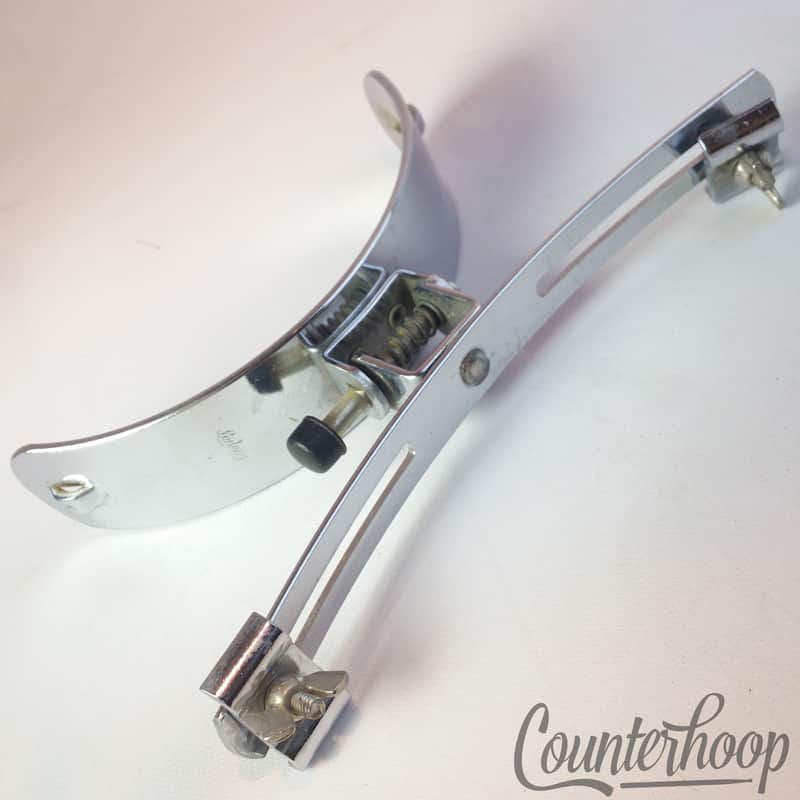 *Ludwig Marching Snare/Tenor Drum Harness T-Rod-Mount Classic Chrome Vintage 60s - Excellent image 1