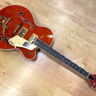 Gretsch 6120 Nashville Hollow Body with String-Thru Bigsby and Gold Hardware 2025 - Orange Stain image 7