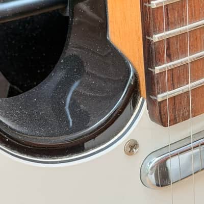 Stagg "T" Style Single-Cut Left-Handed Electric Guitar — Natural / Sunburst image 7