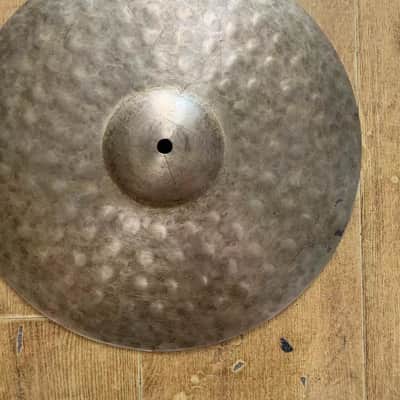 none Branded 14"hihat Cymbals B20 Bronze Raw Dark Dry image 8