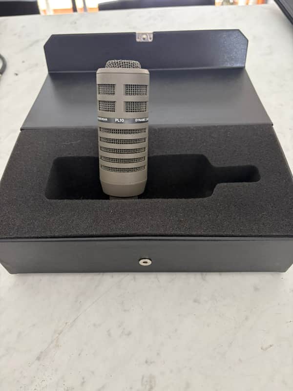 Electro-Voice PL10 Cardioid Dynamic Microphone 1980s - Beige image 1