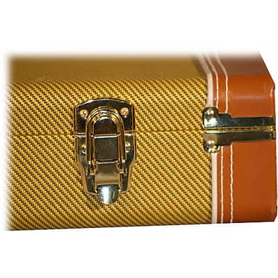 Gator Deluxe Wood Case for Electric Guitars; Tweed image 5