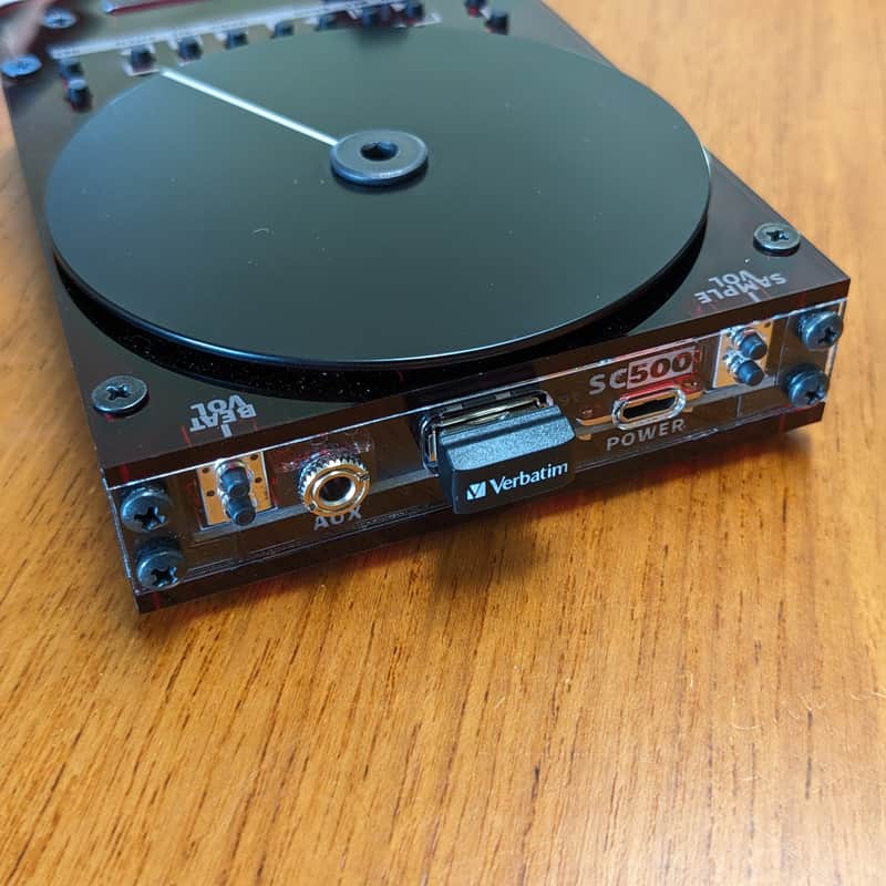 DJ機材 Portablismgear SC500 DigitalScratch SC500 Digital Scratch Instrument Transparent