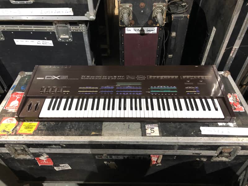 Yamaha DX5 owned and used by Rick Wakeman of YES 1980 Black image 1