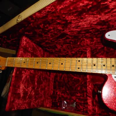 Fender Custom Shop 1958 Reissue Telecaster Heavy Relic 2008 - Red Sparkle image 7