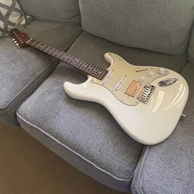 Lambertones Triple Shot w/ Crema Humbucker Stratocaster Loaded Pickguard image 8