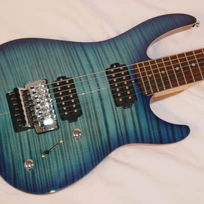 Brian Moore C-90-7 7 string USA Custom Shop Electric Guitar Chlorine-burst image 2