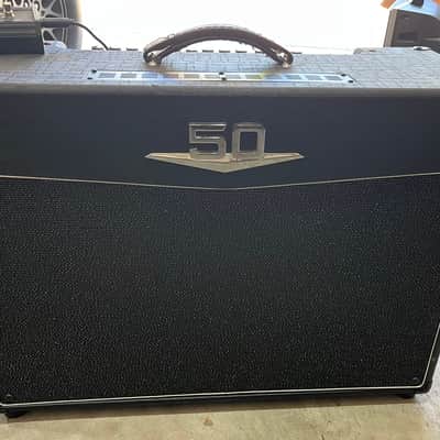Crate V50 50-Watt 2x12" Guitar Combo 2000s - Black image 1