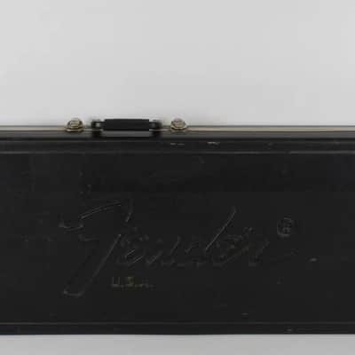 1978 Vintage Fender Stratocaster Molded Black Plastic Hardshell CASE CBS Era 1970s-1980s USA Strat image 3