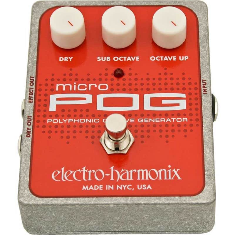 Electro Harmonix Micro POG Polyphonic Octave Generator Guitar Effects Pedal image 1