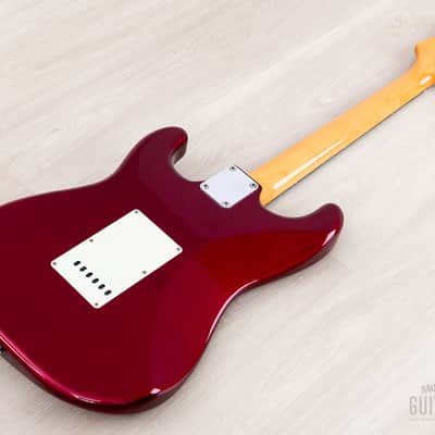 2008 Fender DiMarzio Collection Stratocaster '62 Vintage Reissue ST62-DMC Candy Apple Red, Japan CIJ image 14