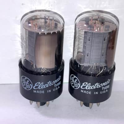 1959 GE 6SN7GTB ECC33 Tubes, Matched Pair, NOS/NIB, Tested, Matched Codes image 2