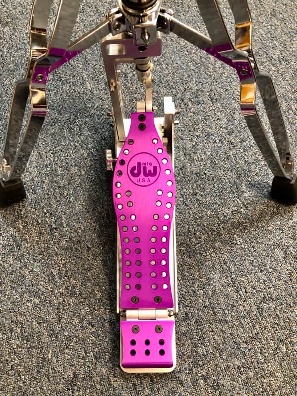 DW Special Edition MDD Machined Direct Drive 3 Leg Hi Hat Stand, Purple - Pre Owned image 1
