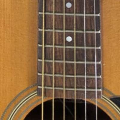 Vintage Aria LW15E Acoustic Electric Guitar Made in Japan Natural with Gig Bag image 3