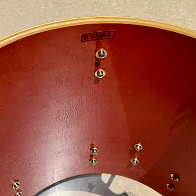 Floor Tom Tama Superstar 1986 - Cherry Wine image 6