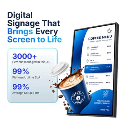 Citadel Digital Signage Display Board and Menu for Business with Offline Playback, Built-in Apps, 4K HDMI and Easy Set Up in Less Than 5 Minutes image 2