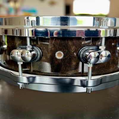 Sonor Designer Series Maple Light piccolo snare drum (DS-1404ML) 1998 - Black stain image 5