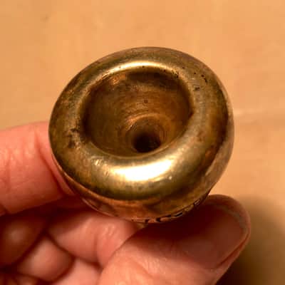 Rudy Muck -17C- Cushion Rim Trumpet Mouthpiece-Made c.1940's-Plating Worn-Condition Good image 6
