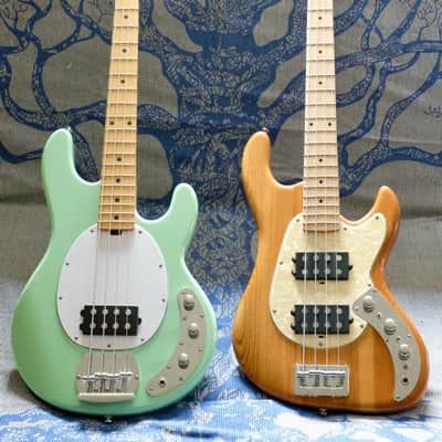 Sterling machine head 2010's - chrome 3L 1R Musicman sabre or stingray tuners or others image 3