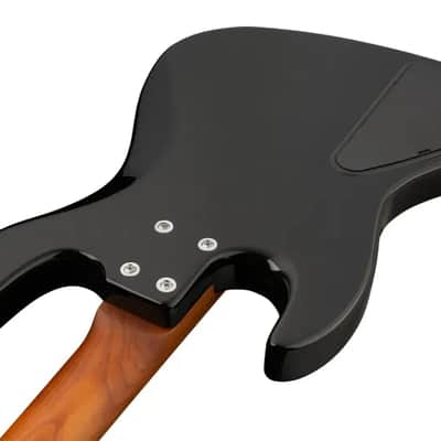 Sadowsky MetroExpress 21-Fret Vintage M Bass, Morado Fingerboard, 4-String - Solid Black High Polish image 6