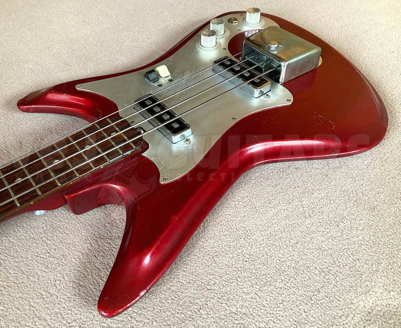 TEISCO KB-2 'SHARK FIN' BASS - 1960s w/HSC - Good