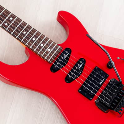1990 Charvel by Jackson DK-065-SSH Vintage Superstrat Red w/ Floyd Rose, Model 3 Japan image 7