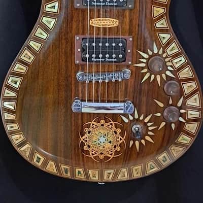 Electric Guitar Handmade by Blueberry Guitars Double Cutaway Seymour Duncan Pickups image 15