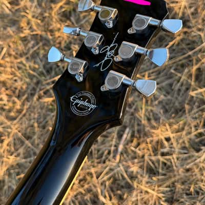 Epiphone tony iommi SG bone nut ebony signature Left handed lefty lh image 13
