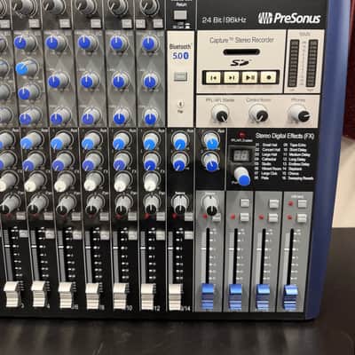 PreSonus StudioLive AR12c 14-Input Mixer / Digital Recorder / Audio Interface 2020 - Present - Gray / Blue image 2
