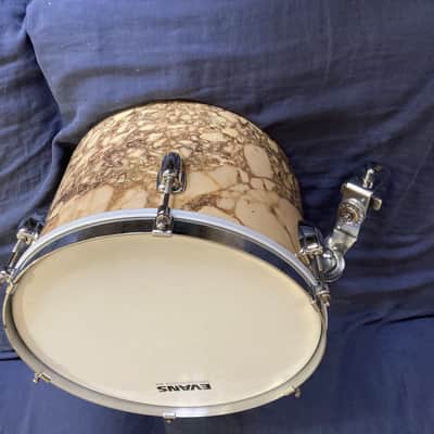 Slingerland 10" concert tom Late 50's - Marble lacquer image 6